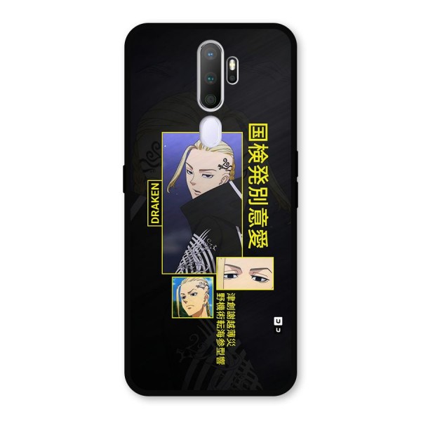 Draken Manji Gang Metal Back Case for Oppo A9 (2020)