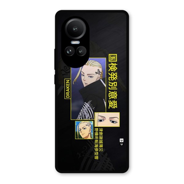 Draken Manji Gang Metal Back Case for Oppo Reno10