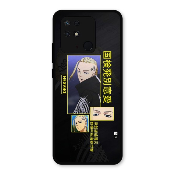 Draken Manji Gang Metal Back Case for Redmi 10