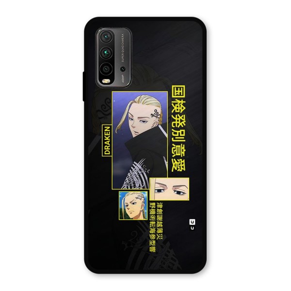 Draken Manji Gang Metal Back Case for Redmi 9 Power