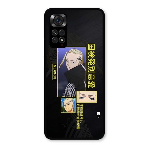 Draken Manji Gang Metal Back Case for Redmi Note 11