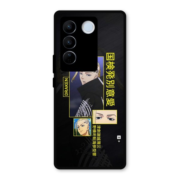 Draken Manji Gang Metal Back Case for Vivo V27 Pro