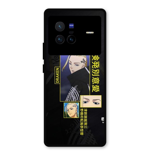 Draken Manji Gang Metal Back Case for Vivo X80