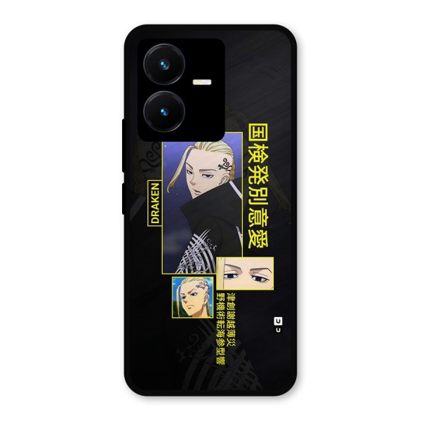 Draken Manji Gang Metal Back Case for Vivo Y22s