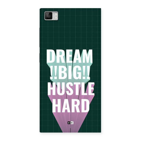 Dream Bigger Back Case for Mi3