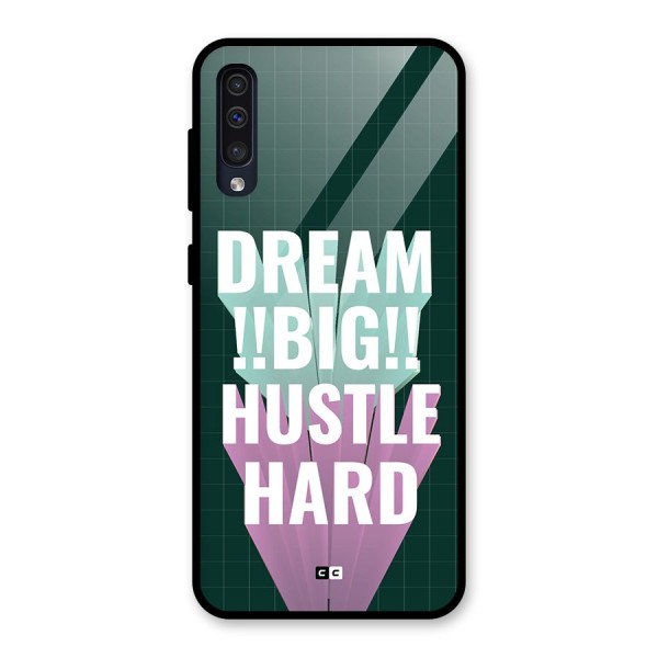 Dream Bigger Glass Back Case for Galaxy A50s