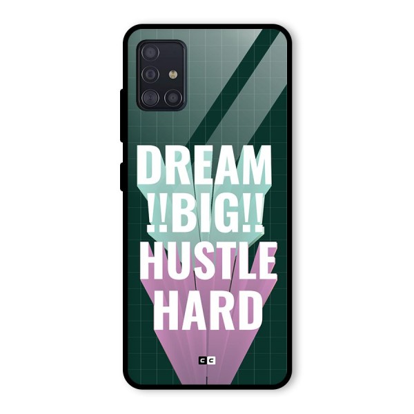 Dream Bigger Glass Back Case for Galaxy A51