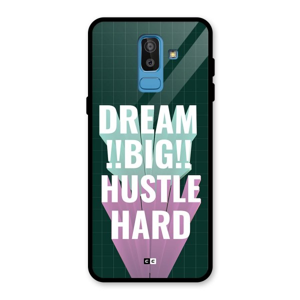 Dream Bigger Glass Back Case for Galaxy J8