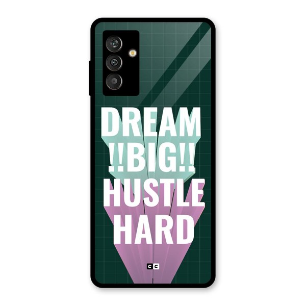 Dream Bigger Glass Back Case for Galaxy M13