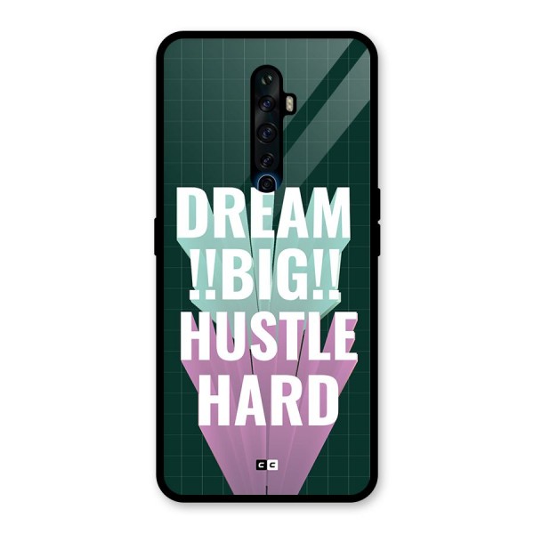 Dream Bigger Glass Back Case for Oppo Reno2 F