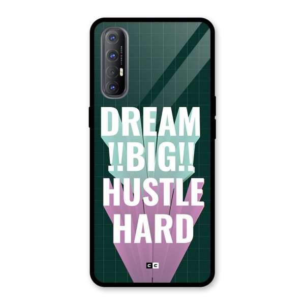 Dream Bigger Glass Back Case for Oppo Reno3 Pro