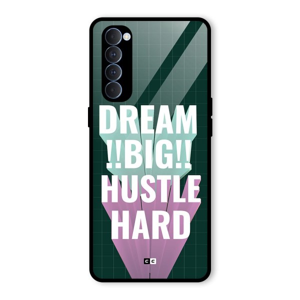 Dream Bigger Glass Back Case for Oppo Reno4 Pro