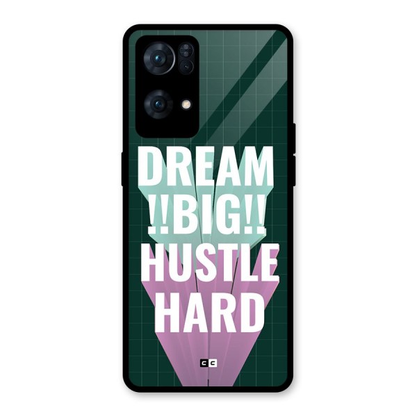 Dream Bigger Glass Back Case for Oppo Reno7 Pro 5G