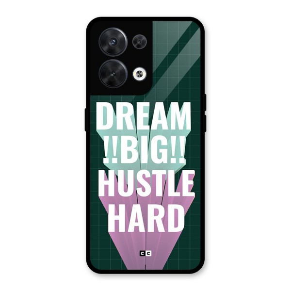 Dream Bigger Glass Back Case for Oppo Reno8 5G