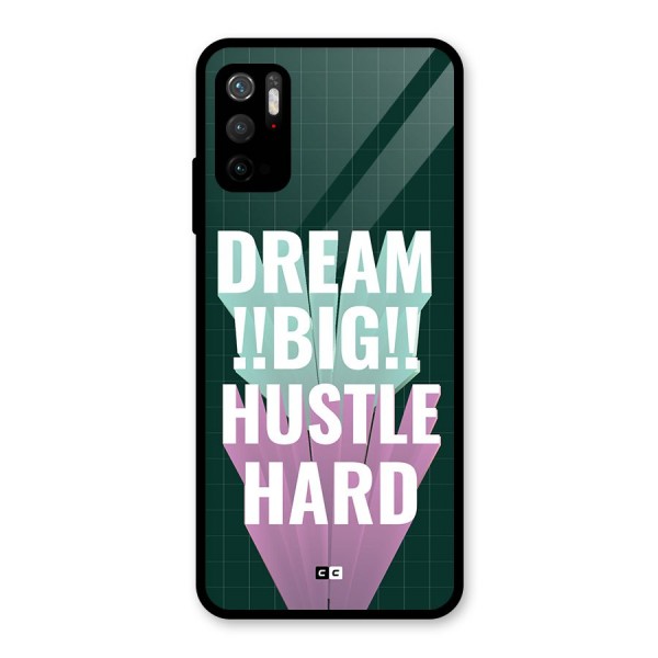 Dream Bigger Glass Back Case for Poco M3 Pro 5G