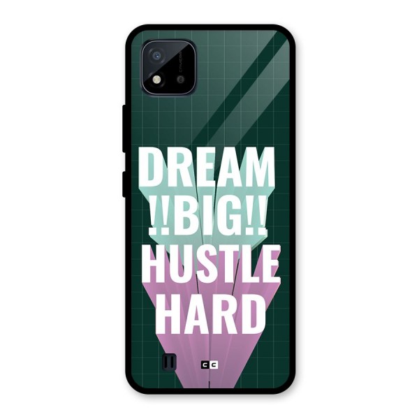 Dream Bigger Glass Back Case for Realme C11 2021