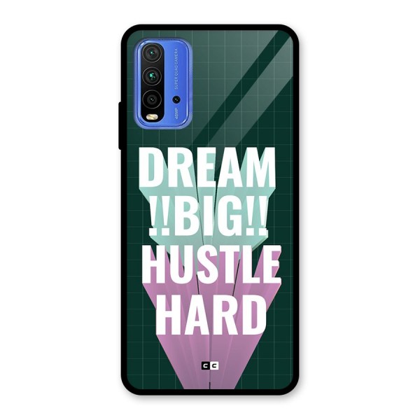 Dream Bigger Glass Back Case for Redmi 9 Power