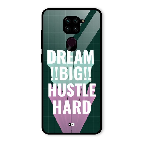 Dream Bigger Glass Back Case for Redmi Note 9