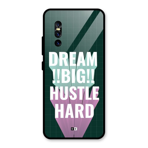 Dream Bigger Glass Back Case for Vivo V15 Pro