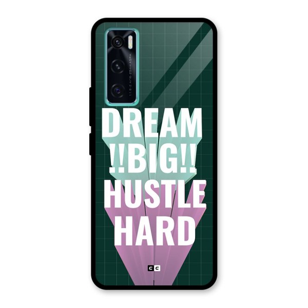 Dream Bigger Glass Back Case for Vivo V20 SE