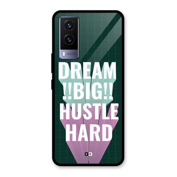 Dream Bigger Glass Back Case for Vivo V21e 5G