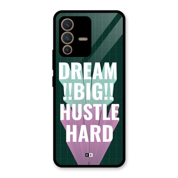 Dream Bigger Glass Back Case for Vivo V23 5G