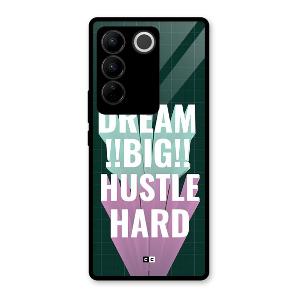 Dream Bigger Glass Back Case for Vivo V27 Pro