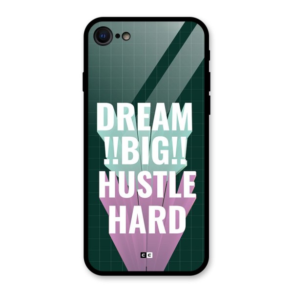 Dream Bigger Glass Back Case for iPhone 8