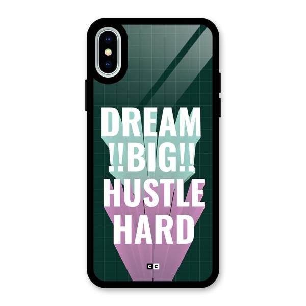 Dream Bigger Glass Back Case for iPhone X