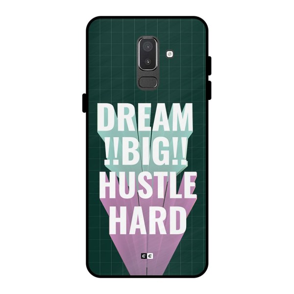 Dream Bigger Metal Back Case for Galaxy On8 (2018)