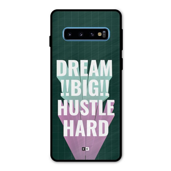 Dream Bigger Metal Back Case for Galaxy S10