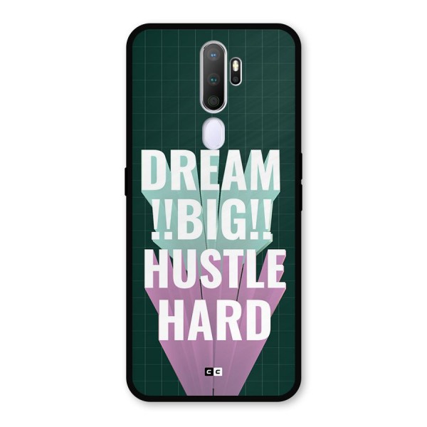 Dream Bigger Metal Back Case for Oppo A9 (2020)