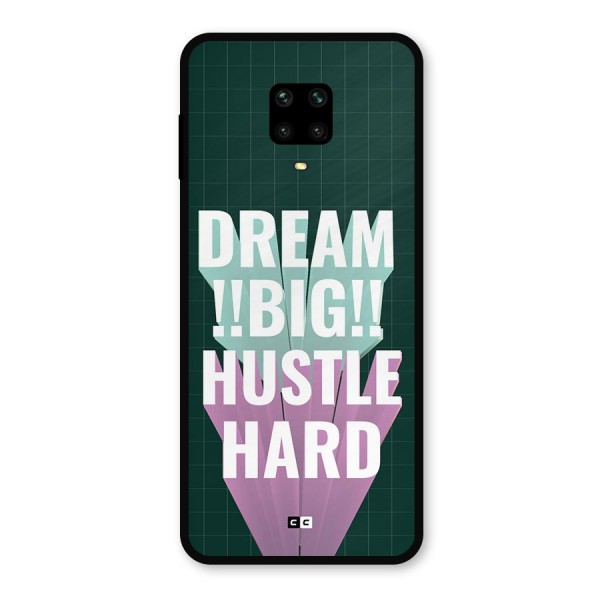 Dream Bigger Metal Back Case for Poco M2