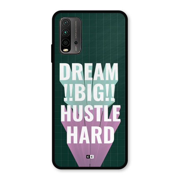 Dream Bigger Metal Back Case for Redmi 9 Power