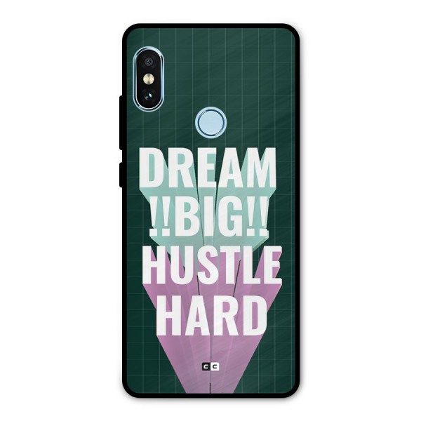 Dream Bigger Metal Back Case for Redmi Note 5 Pro