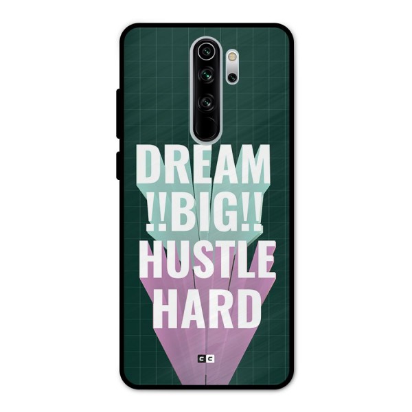 Dream Bigger Metal Back Case for Redmi Note 8 Pro