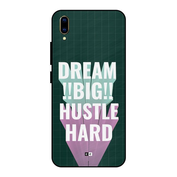 Dream Bigger Metal Back Case for Vivo V11 Pro