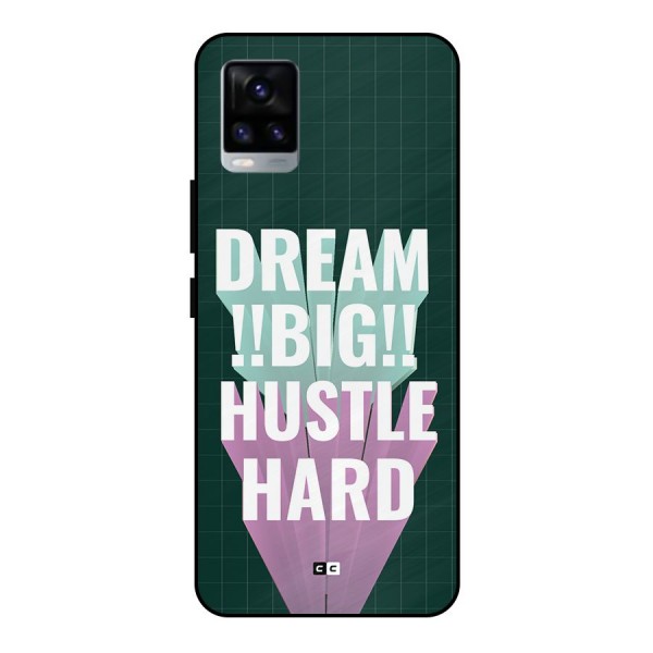 Dream Bigger Metal Back Case for Vivo V20 2021