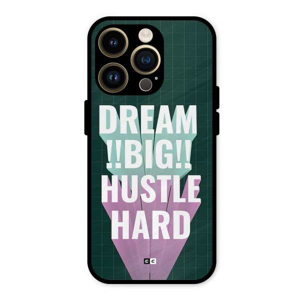 Dream Bigger Metal Back Case for iPhone 14 Pro