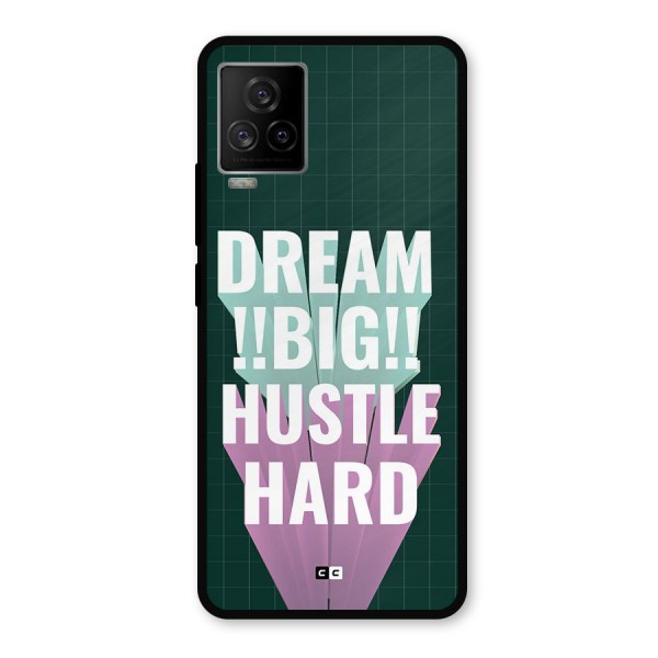 Dream Bigger Metal Back Case for iQOO 7 Legend 5G