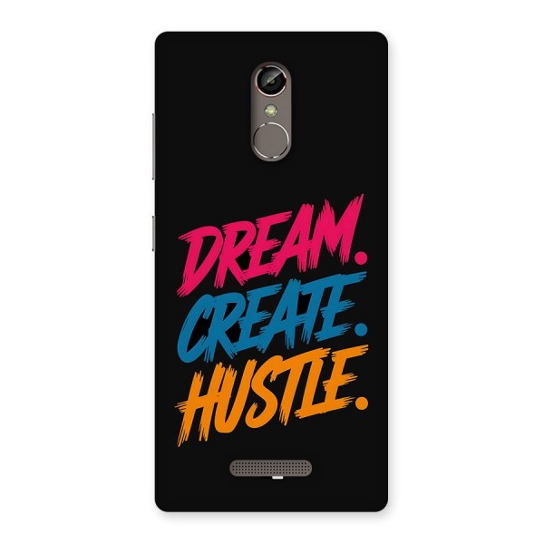 Dream Create Hustle Back Case for Gionee S6s