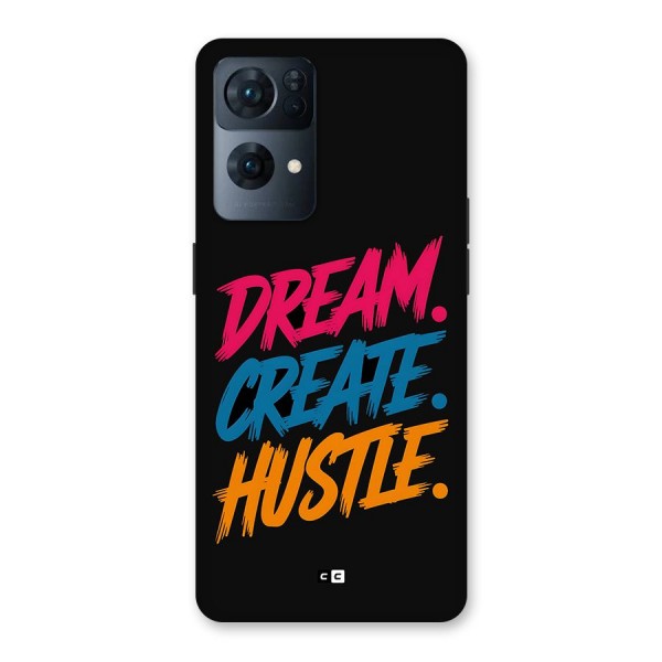 Dream Create Hustle Back Case for Oppo Reno7 Pro 5G