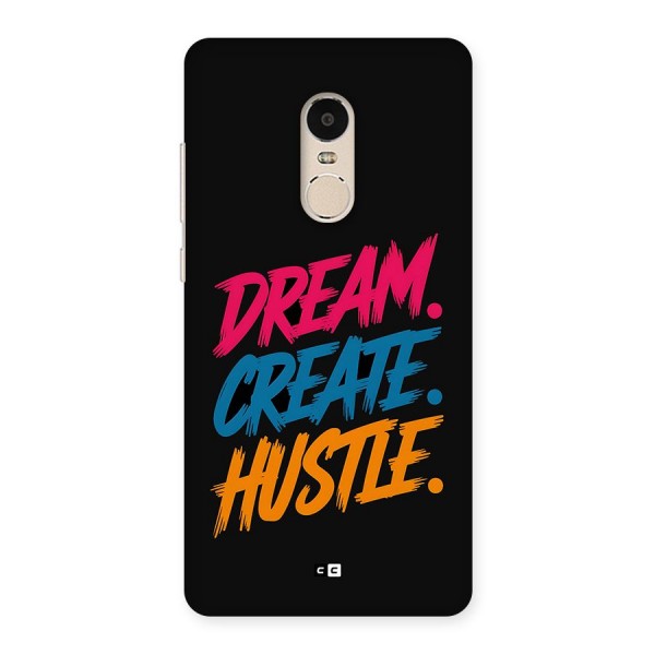 Dream Create Hustle Back Case for Redmi Note 4