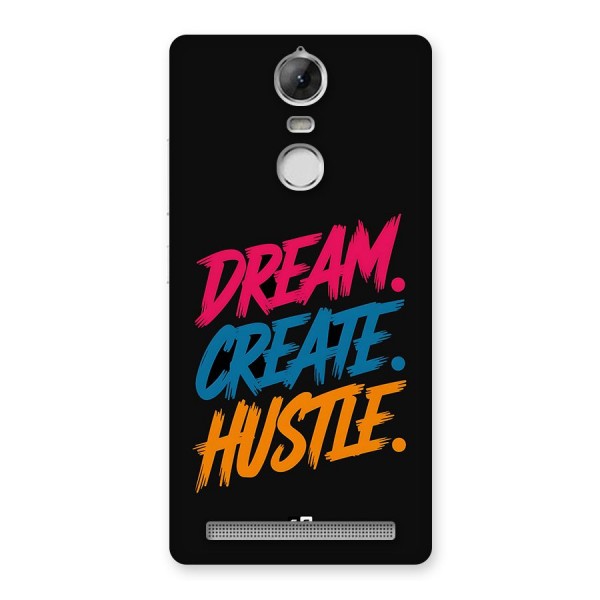 Dream Create Hustle Back Case for Vibe K5 Note