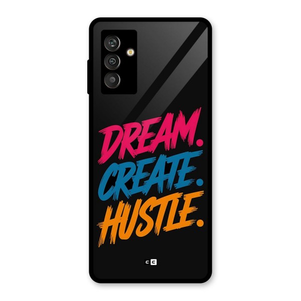 Dream Create Hustle Glass Back Case for Galaxy M13