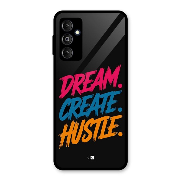 Dream Create Hustle Glass Back Case for Galaxy M14 5G