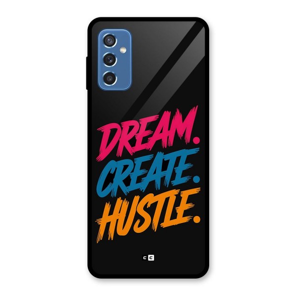 Dream Create Hustle Glass Back Case for Galaxy M52 5G