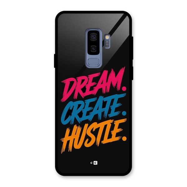 Dream Create Hustle Glass Back Case for Galaxy S9 Plus