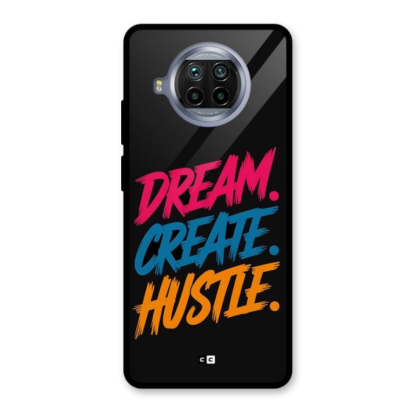 Dream Create Hustle Glass Back Case for Mi 10i