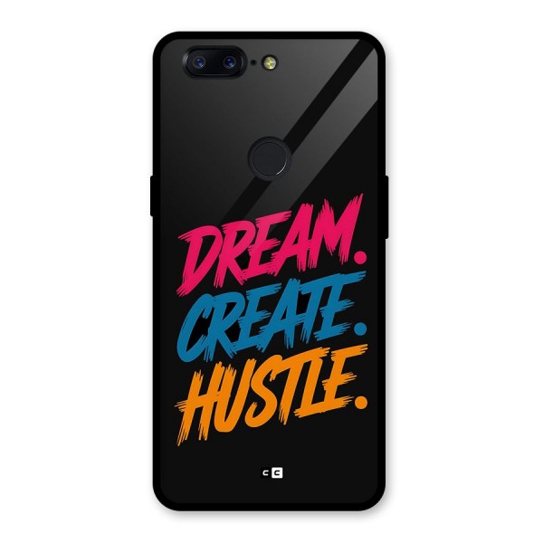 Dream Create Hustle Glass Back Case for OnePlus 5T